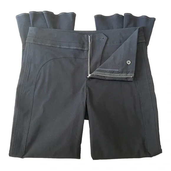 Isabel Marant Hunter Black Ruffle Hem Pants 44 - Picture 9 of 12